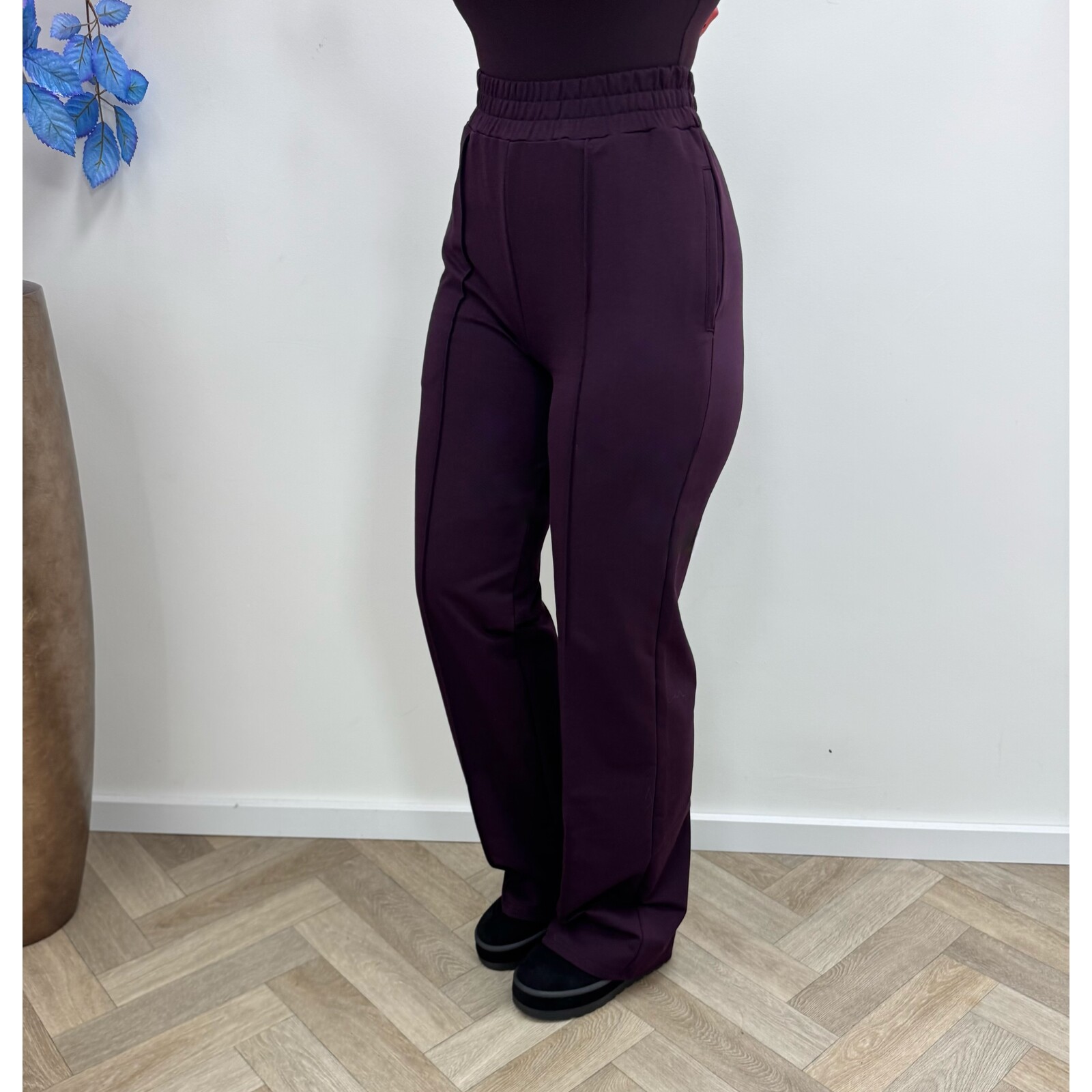 Perfect Pants By swan Straight leg HS6169 Violet