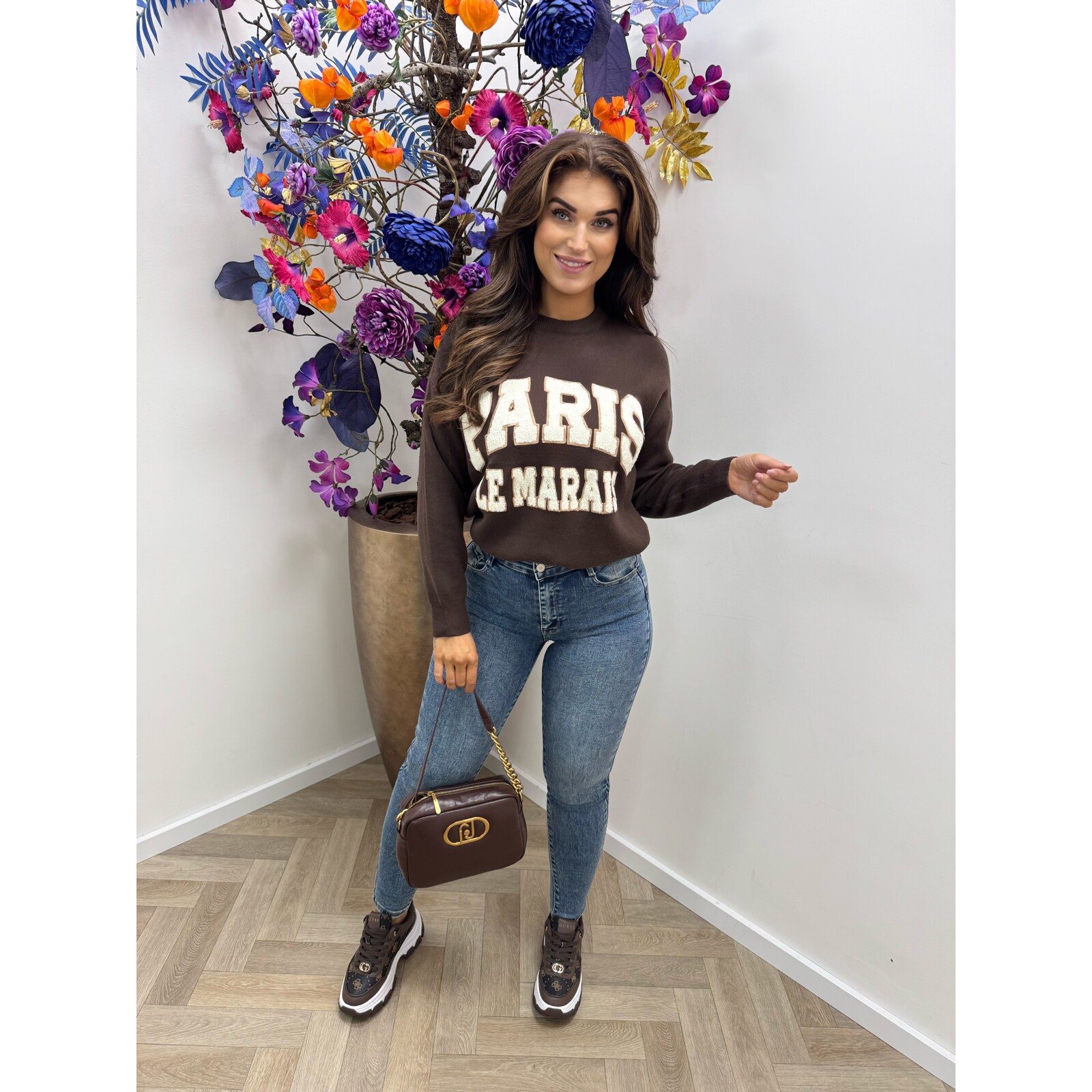 Sweater Paris Teddy AM829 Choco