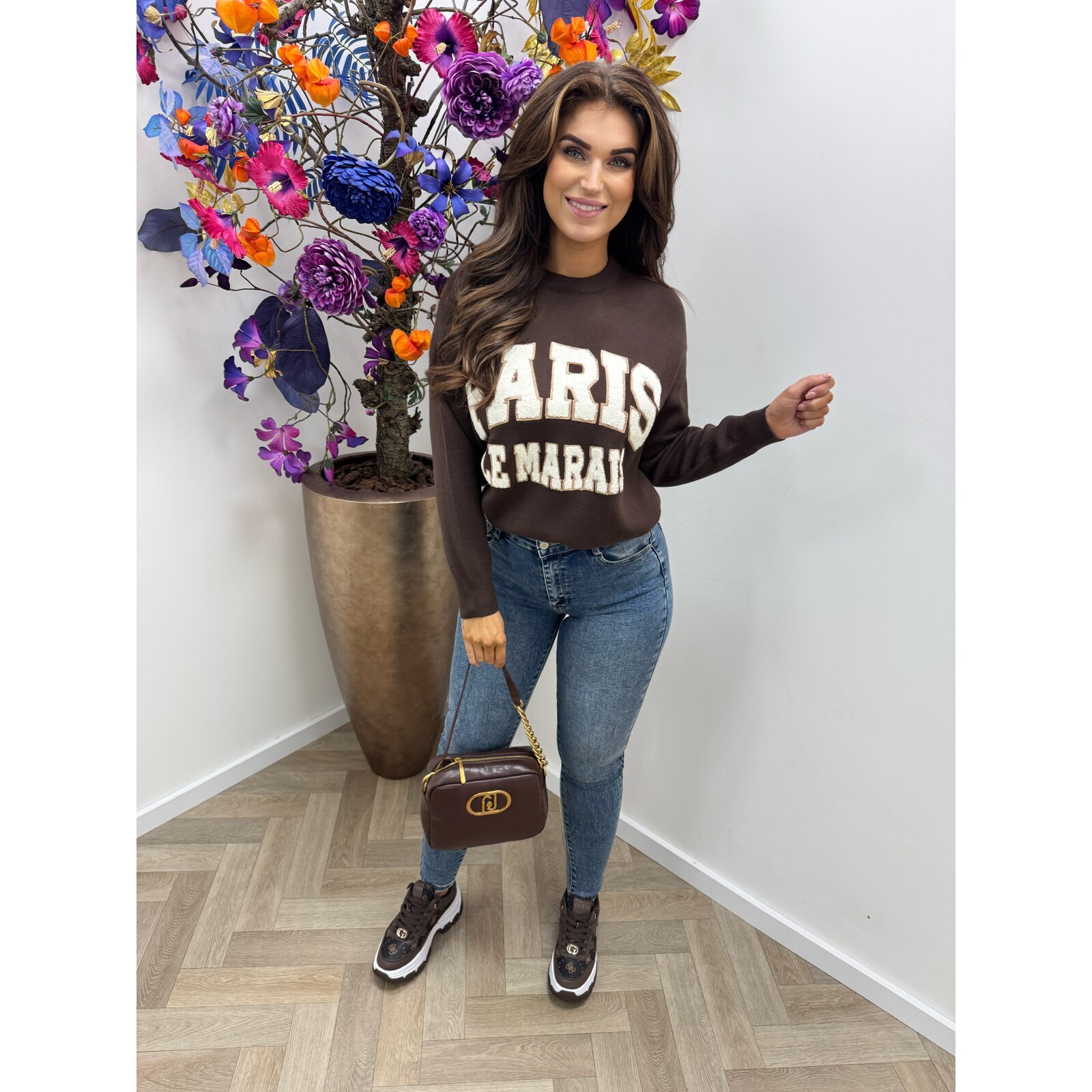 Sweater Paris Teddy AM829 Choco