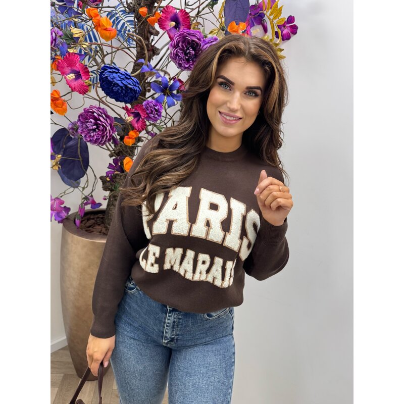 Sweater Paris Teddy AM829 Choco