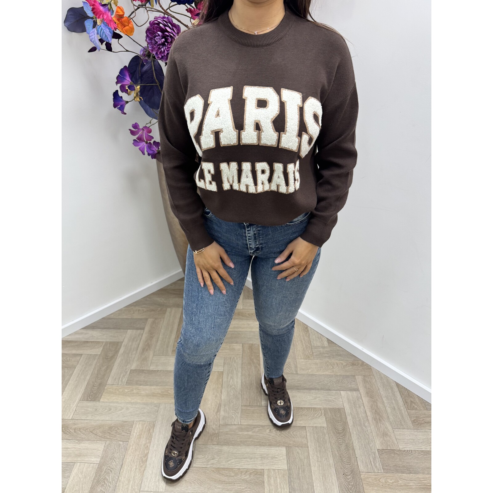 Sweater Paris Teddy AM829 Choco