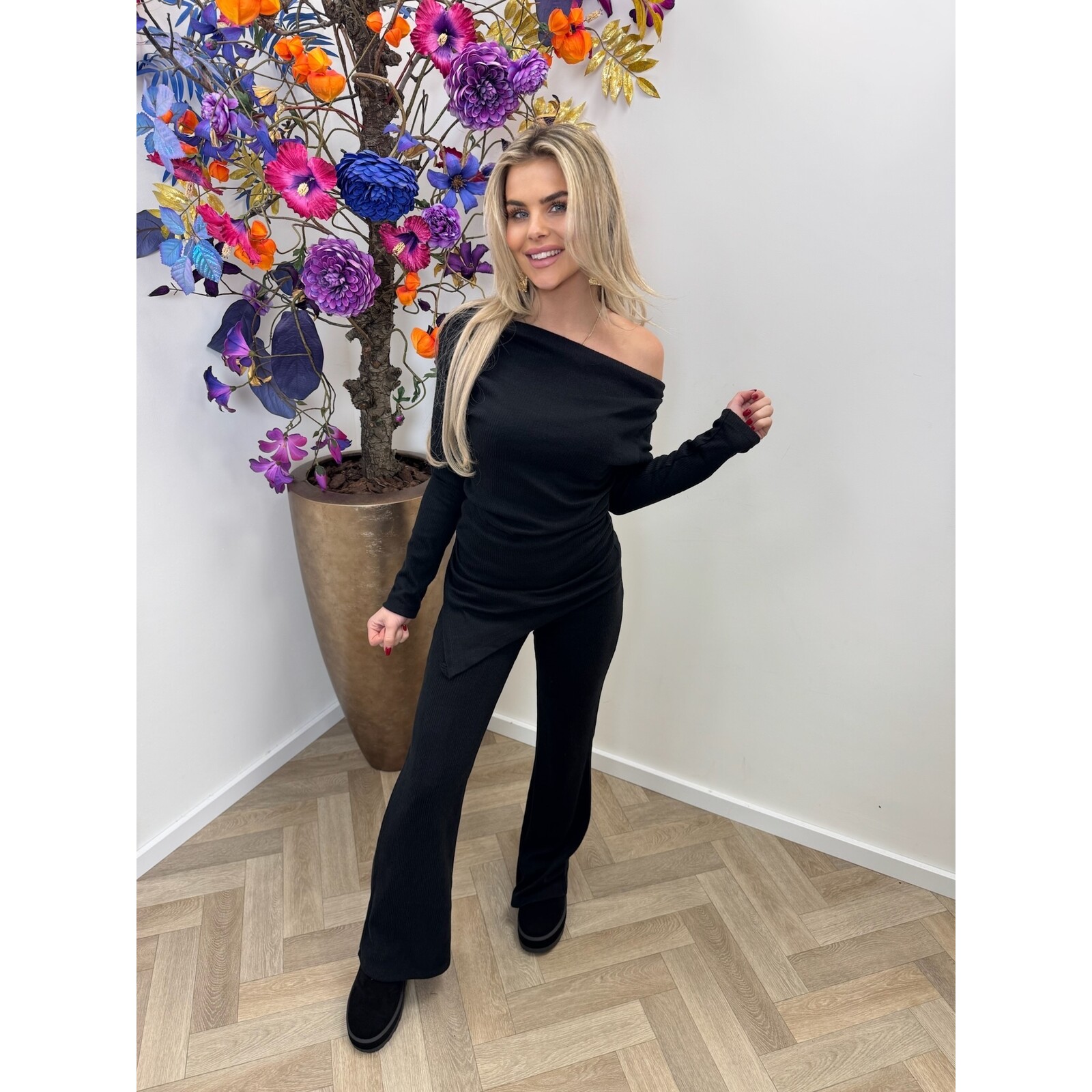 2 delige set Melien black