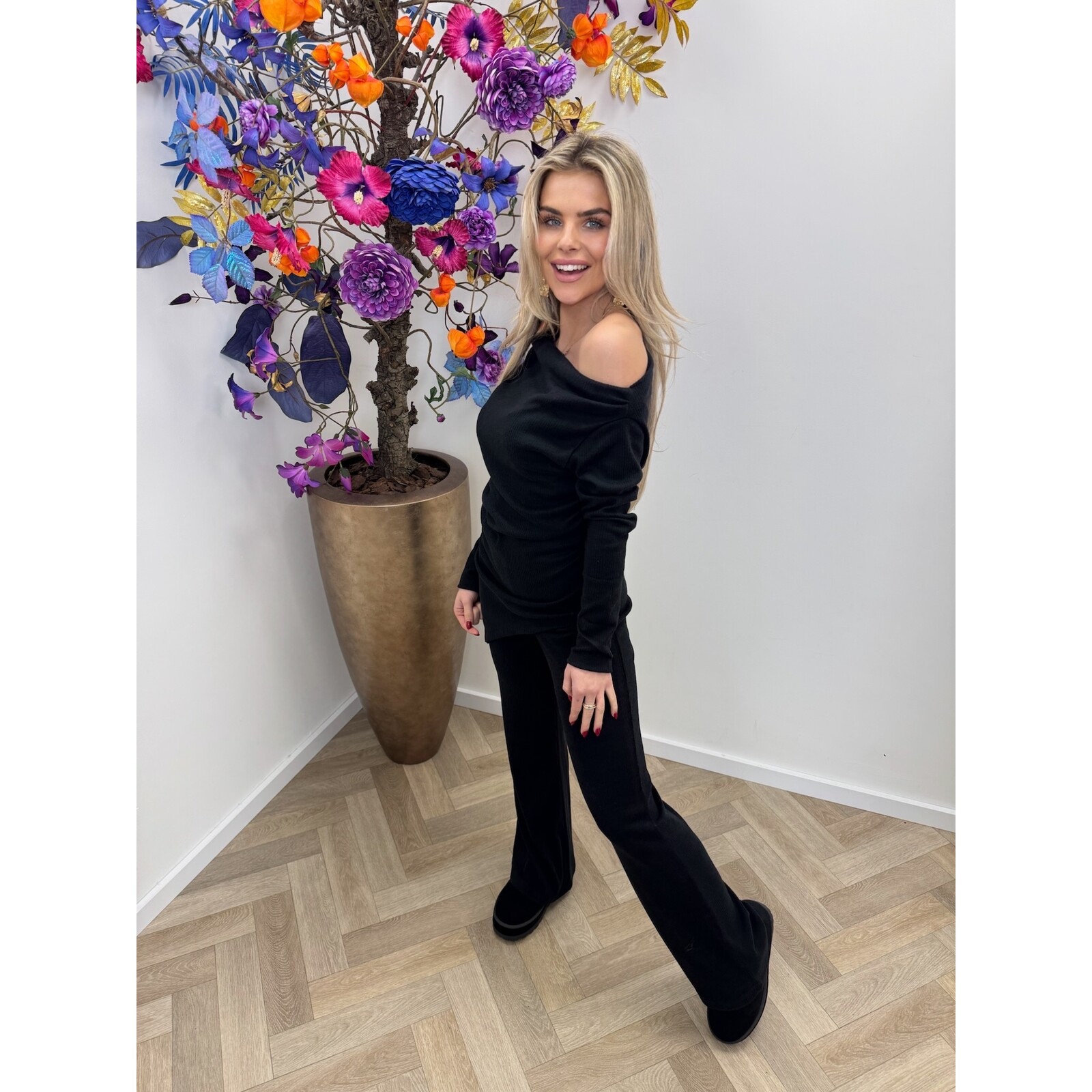 2 delige set Melien black