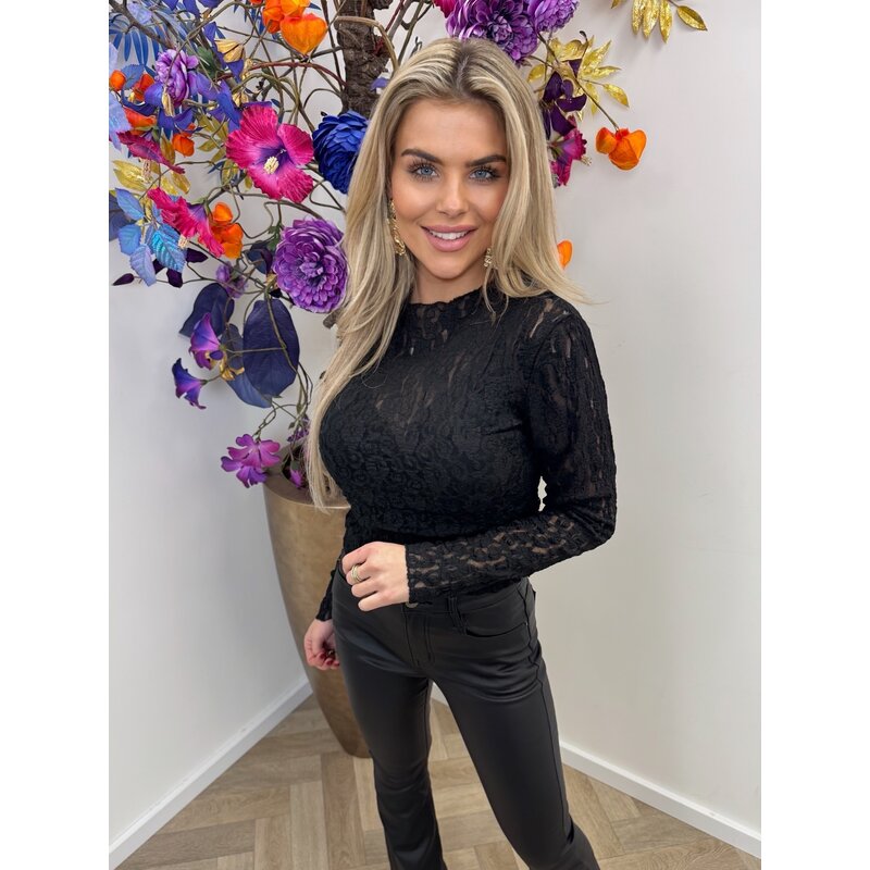 top Selina lace black