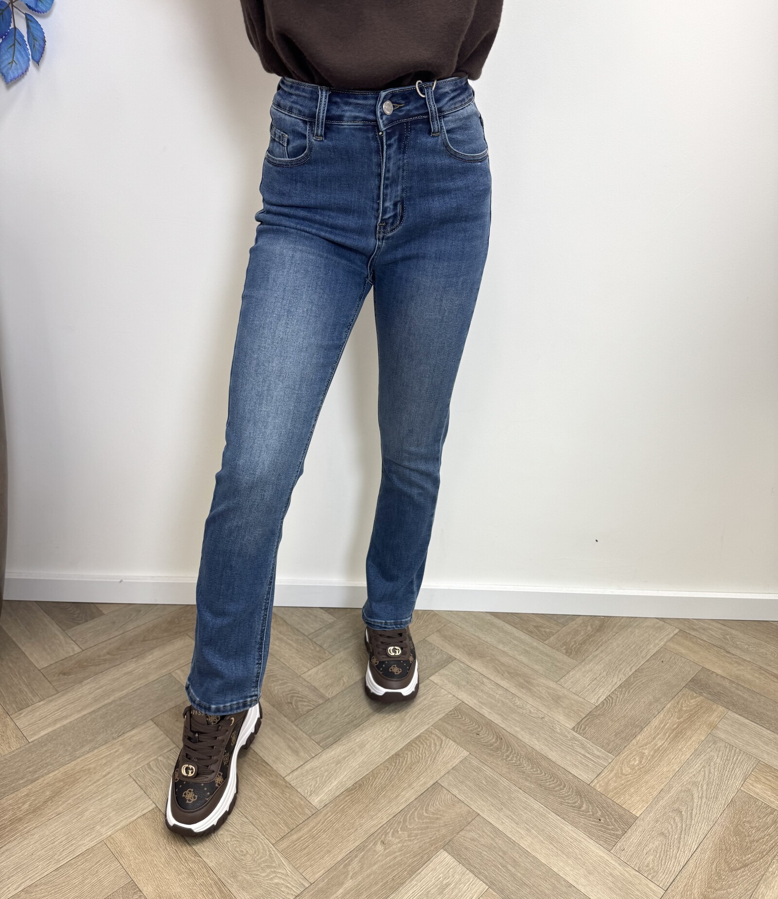 jeans straight folyrose blue fy-10850
