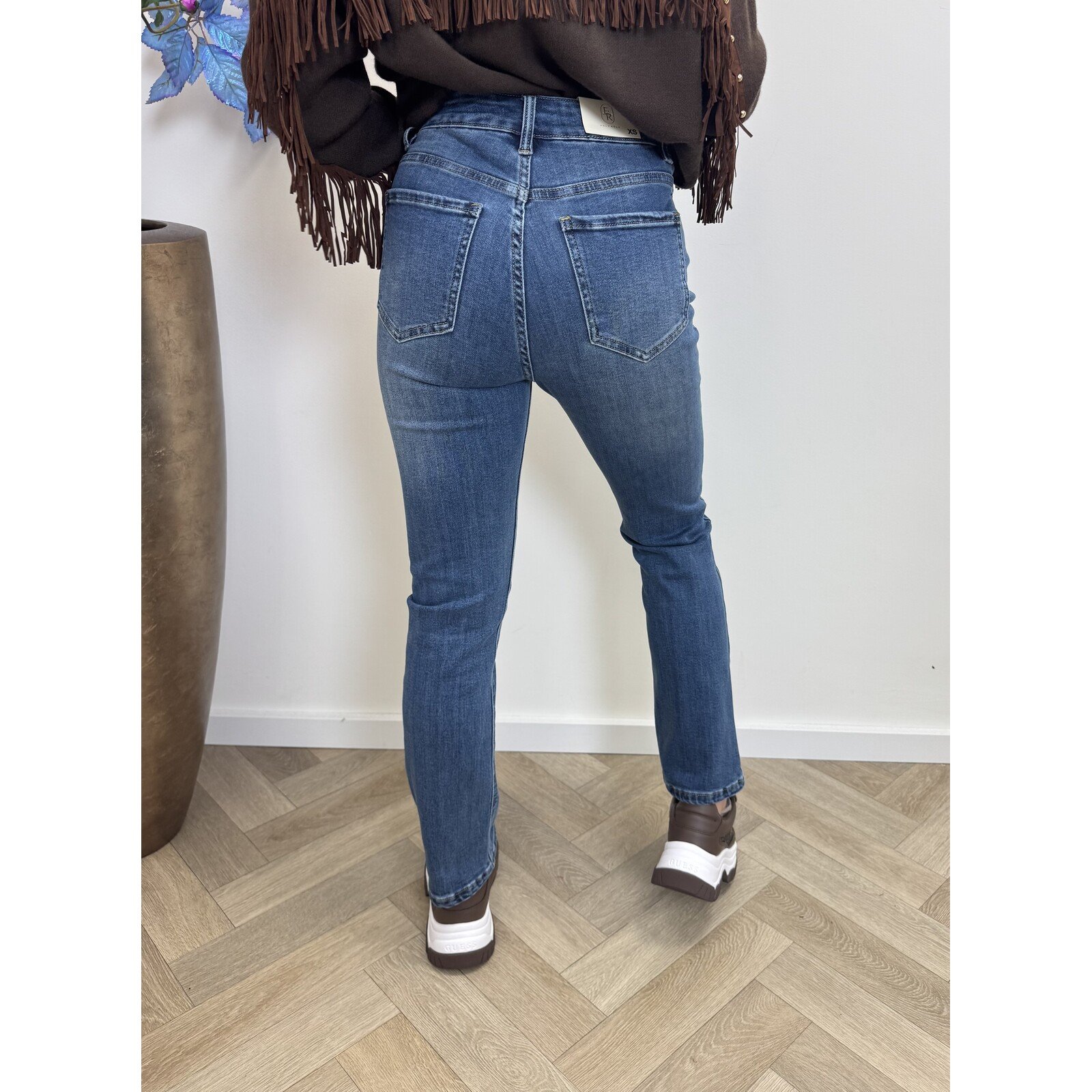 jeans straight folyrose blue fy-10850