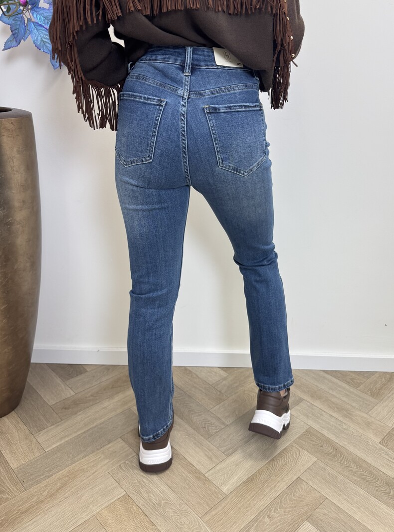 jeans straight folyrose blue fy-10850