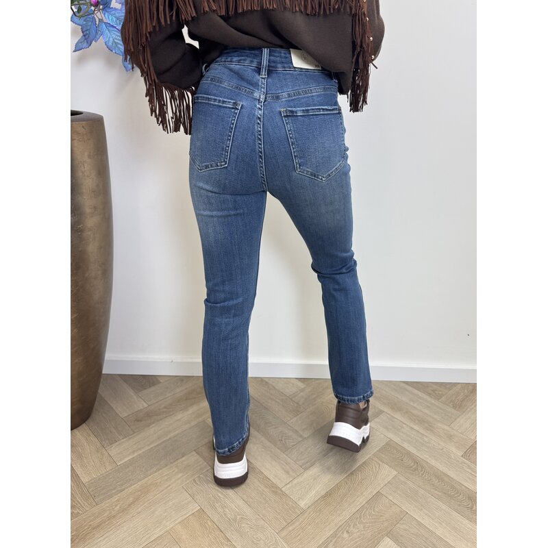 jeans straight folyrose blue fy-10850