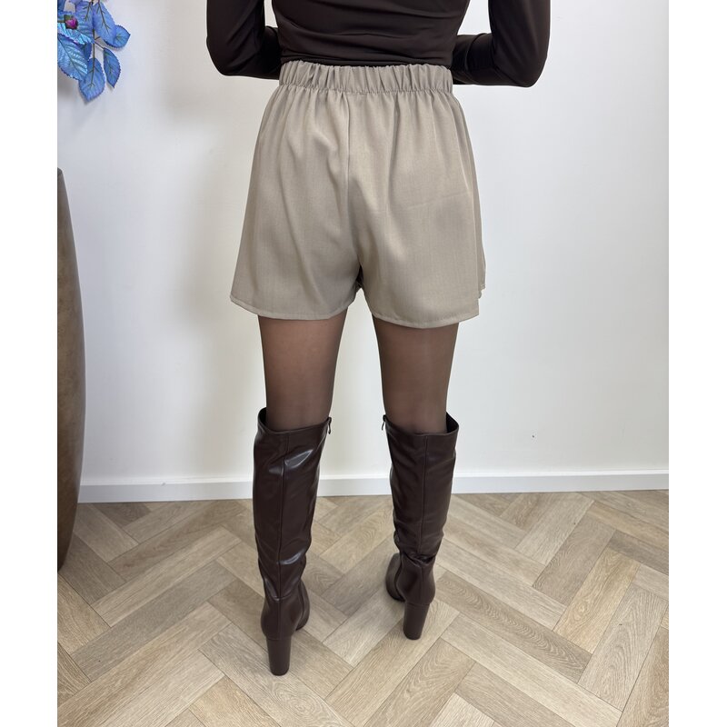 skort plooi gold  beige