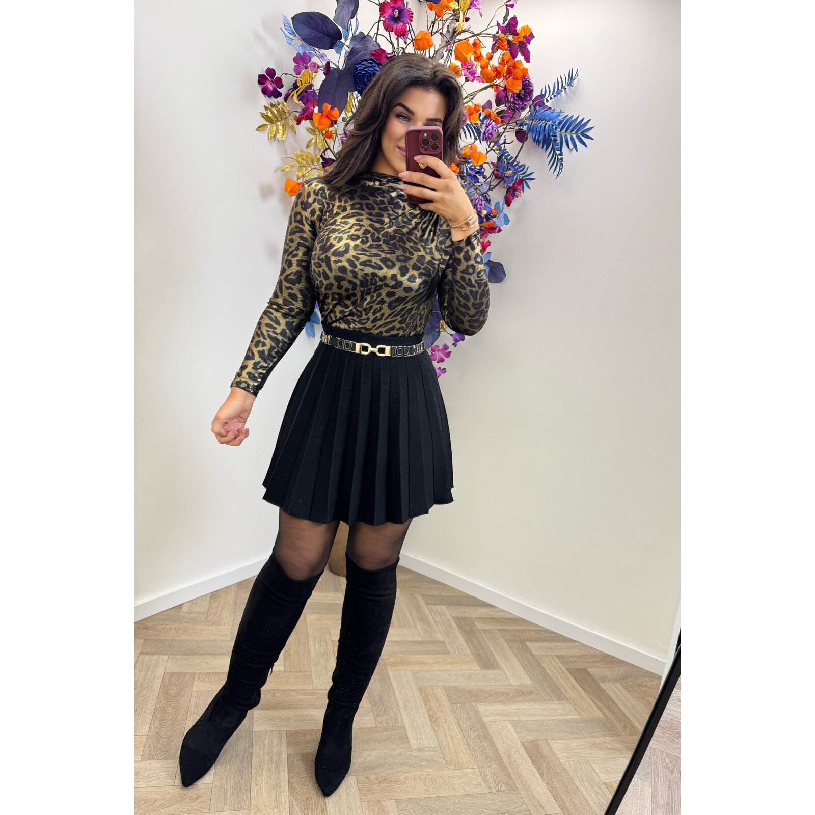 Body Leopard Glam 25729 Bordeaux