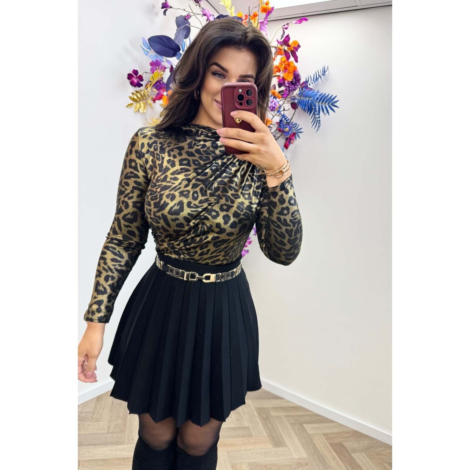 Body Leopard Glam 25729 Bordeaux