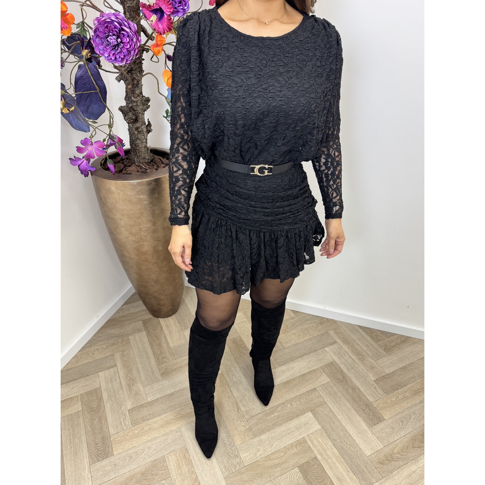 Dress Rosy Lace 9298 Black