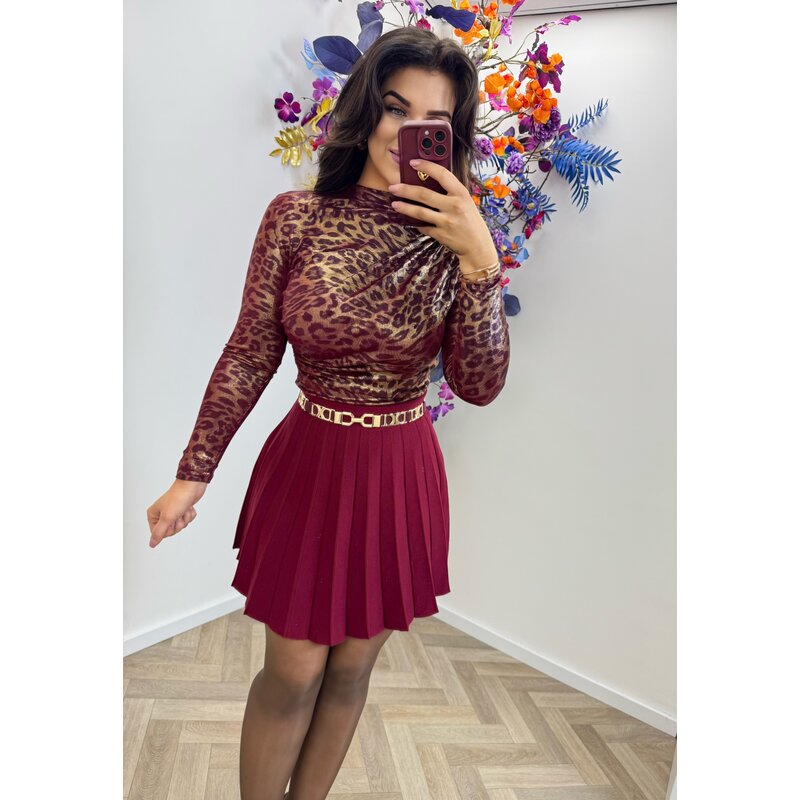Body leopard Glam 25729 Bordeaux