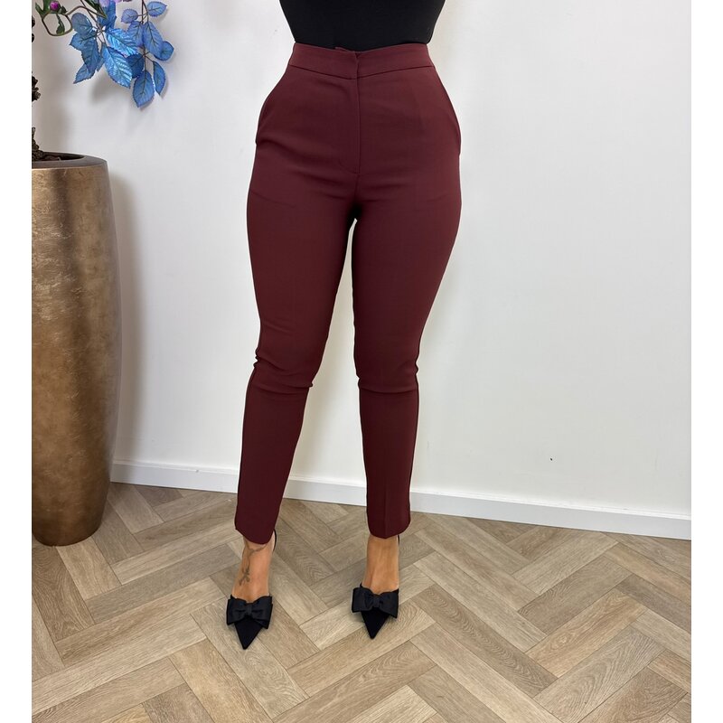 Basic Pants Mary Bordeaux P951