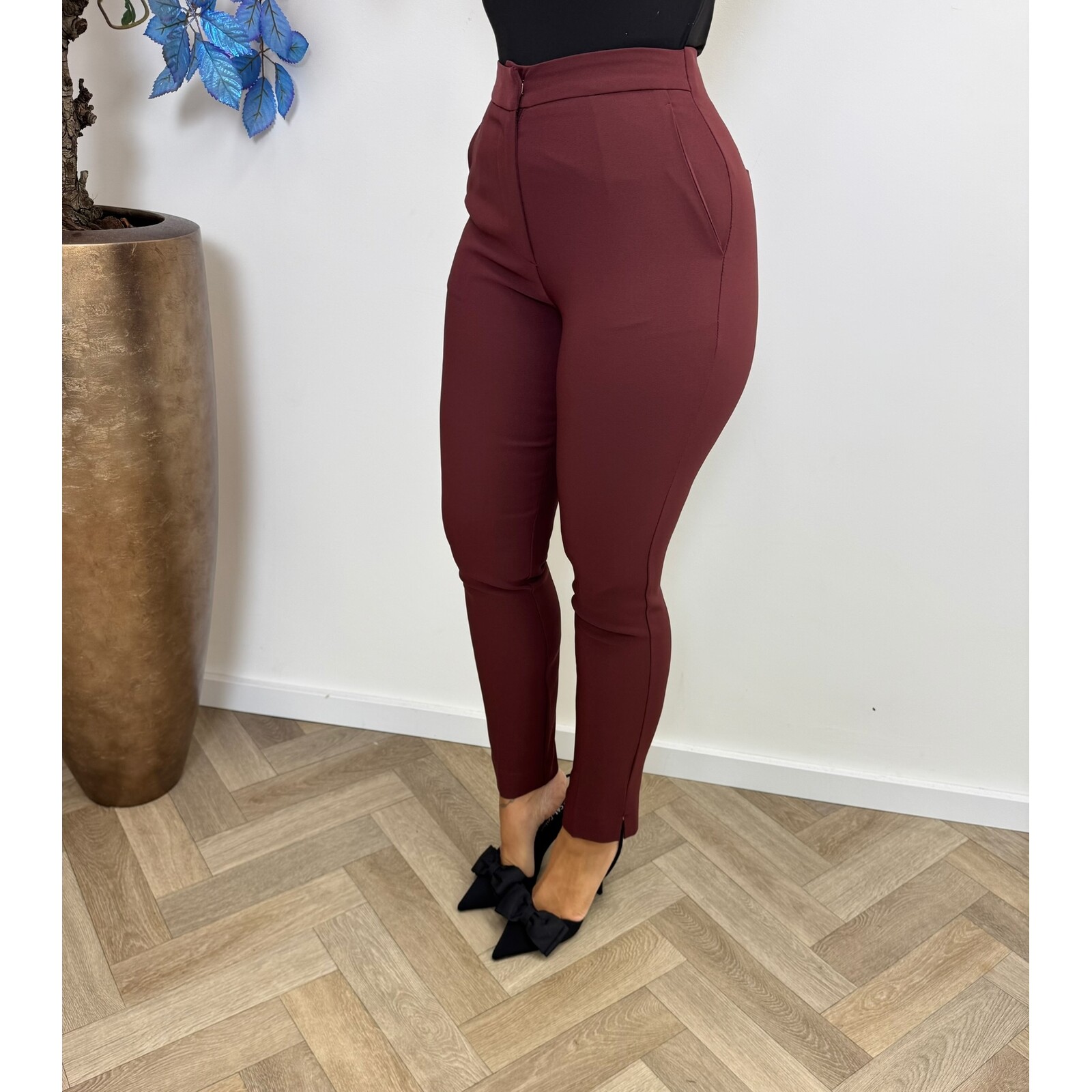 Basic Pants Mary Bordeaux P951