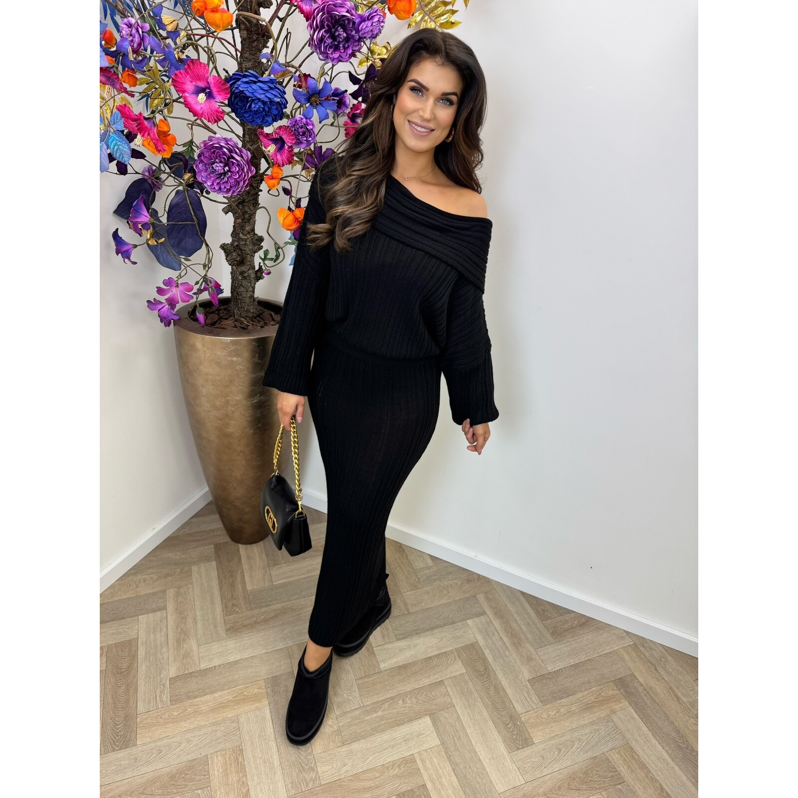 2 delige set so look black