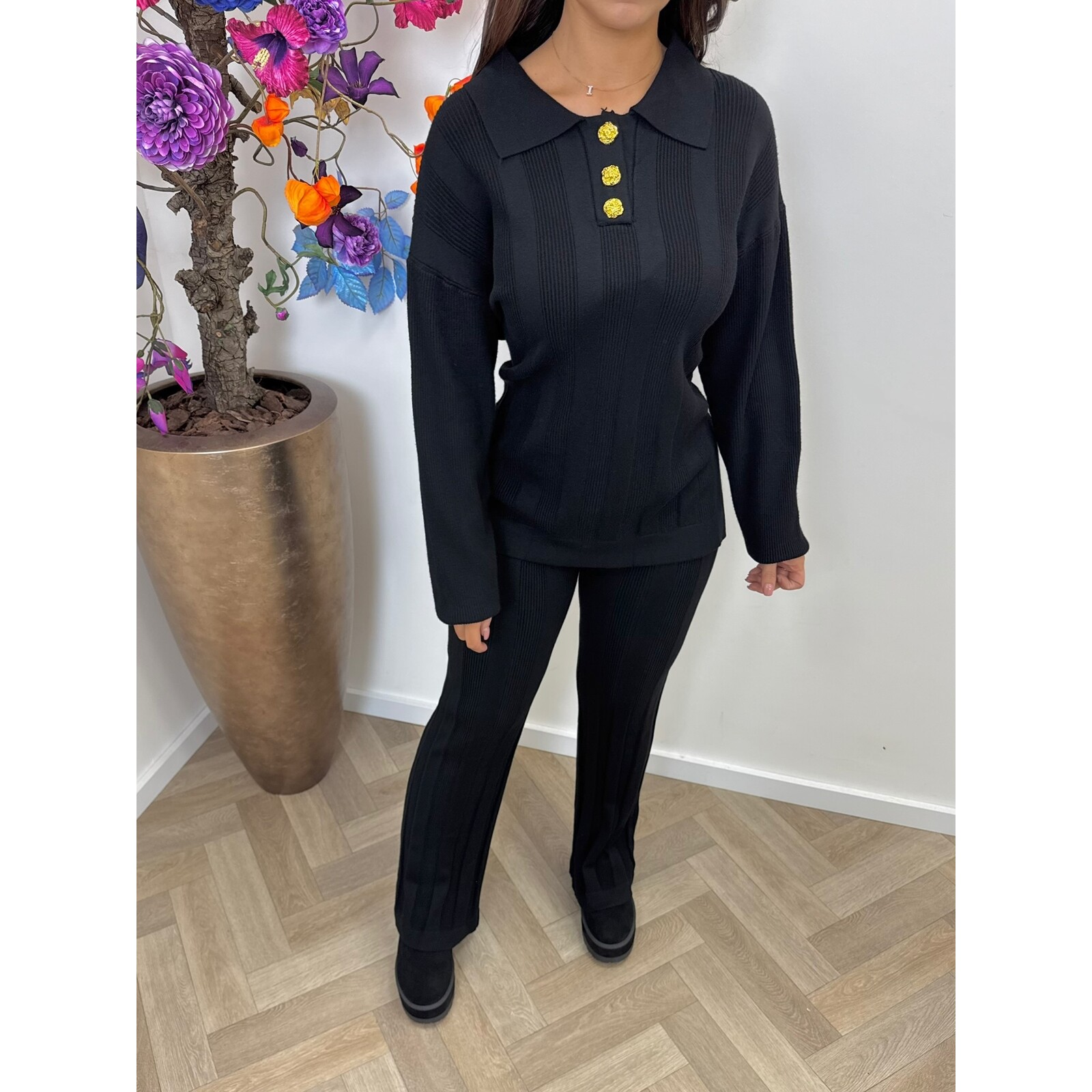 2 delige set Goldie black H-2613