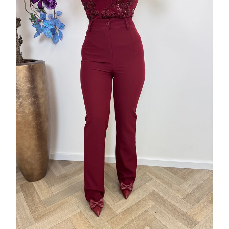 Pantalon Eight Paris M212 Bordeaux