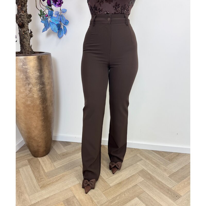 Pantalon Eight Paris M212 Choco