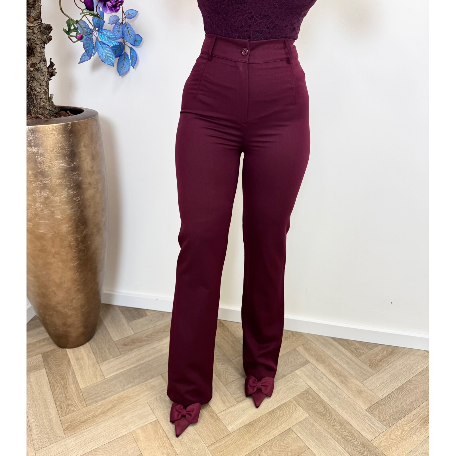 Pantalon Eight Paris Wine M212-1