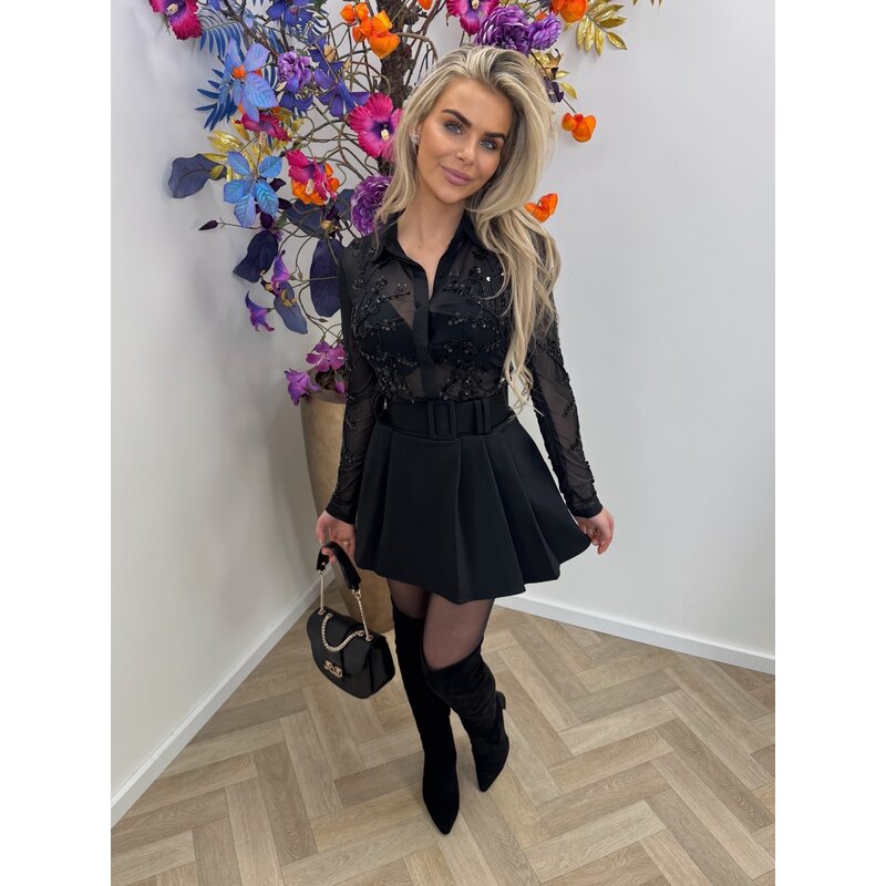 Blouse Body Black H001