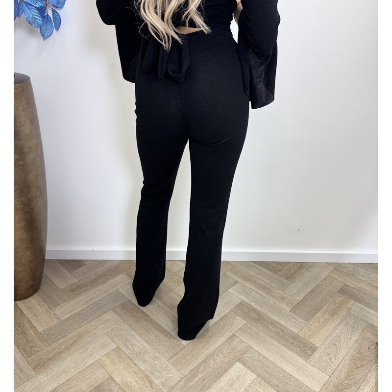 Flair Pants Glitter Black
