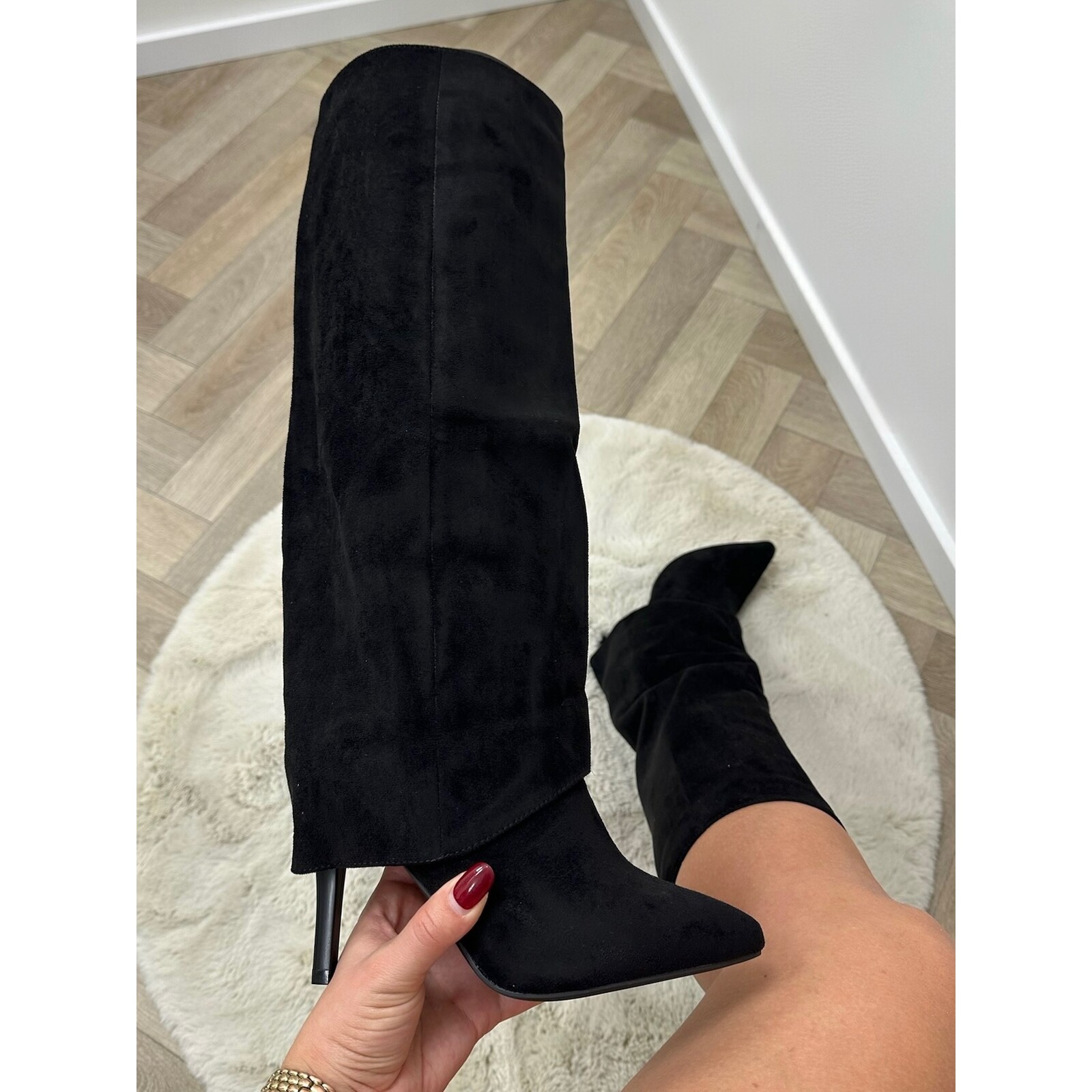 Hak Laars Lilly Suede HBL-179 Black