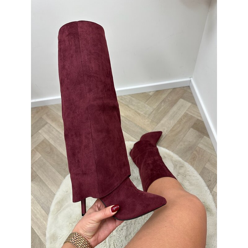 Hak Laars Lilly Suede HBL-179 Wine