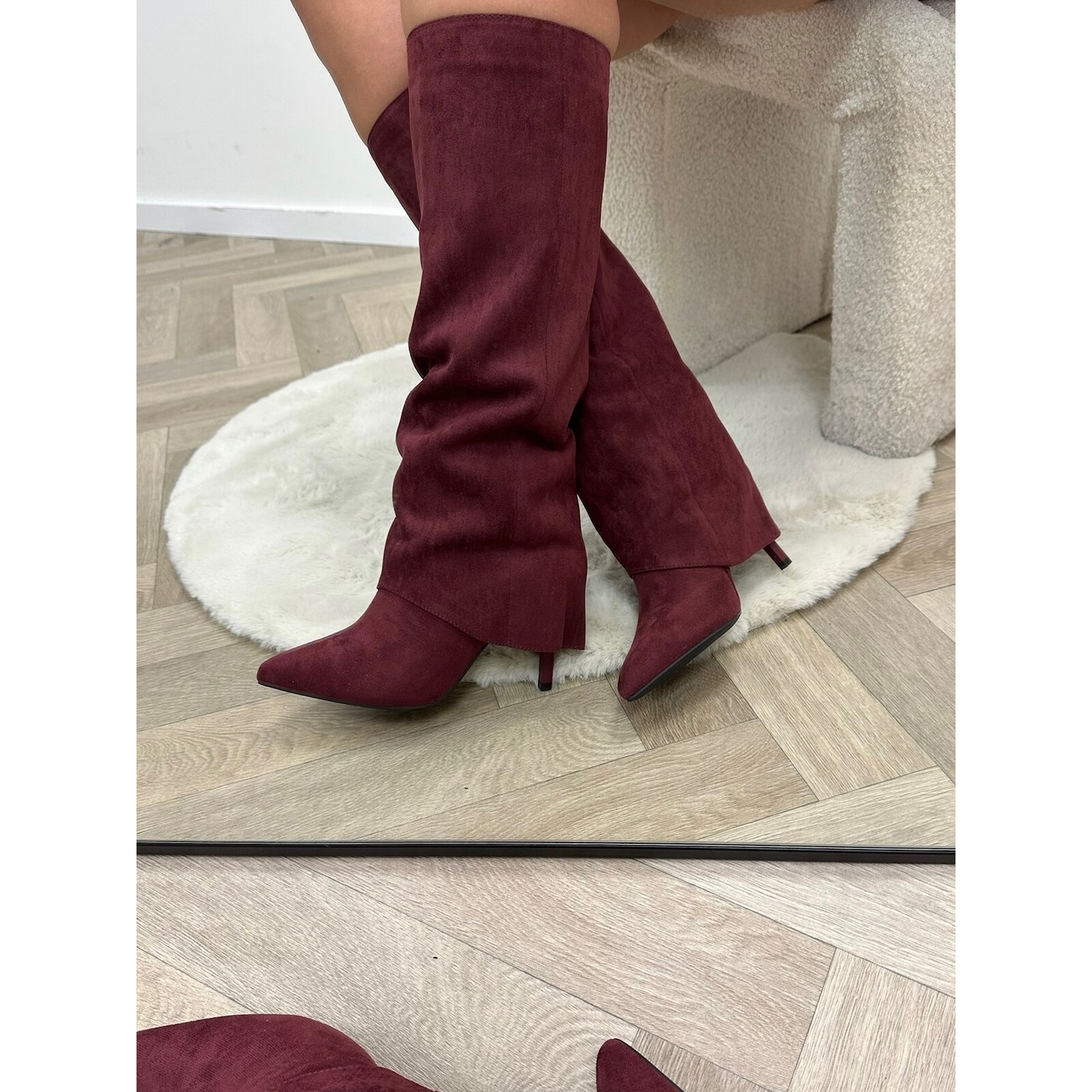 Hak Laars Lilly Suede HBL-179 Wine