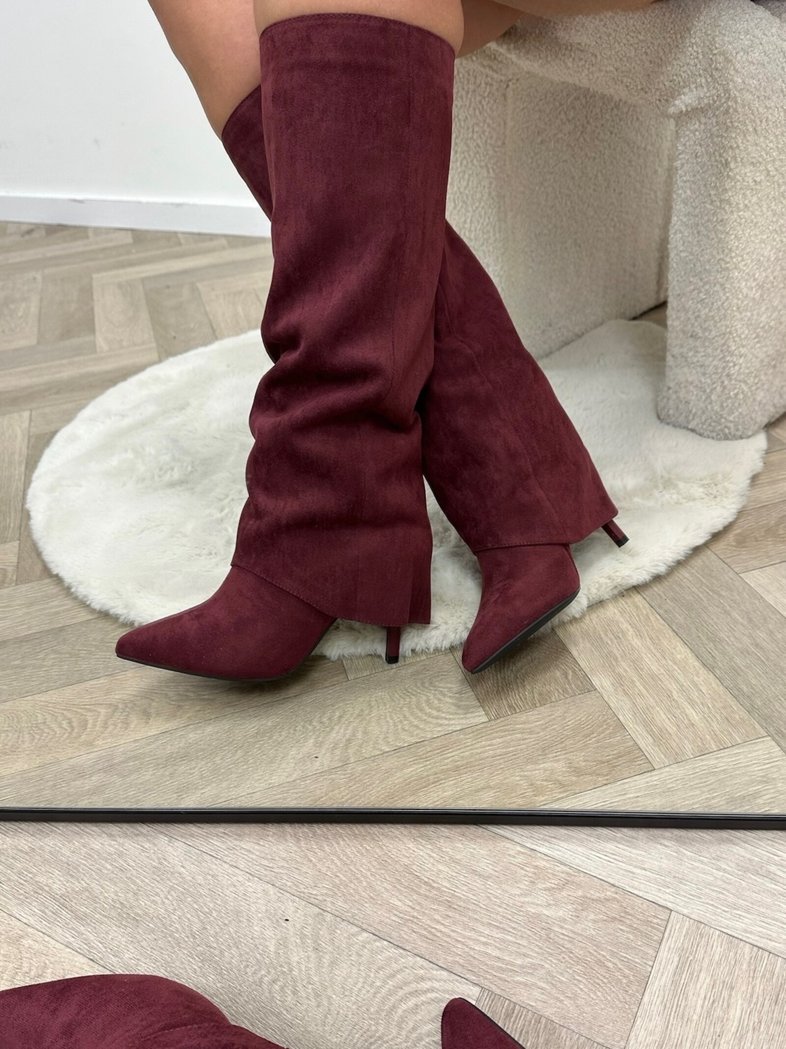 Hak Laars Lilly Suede HBL-179 Wine