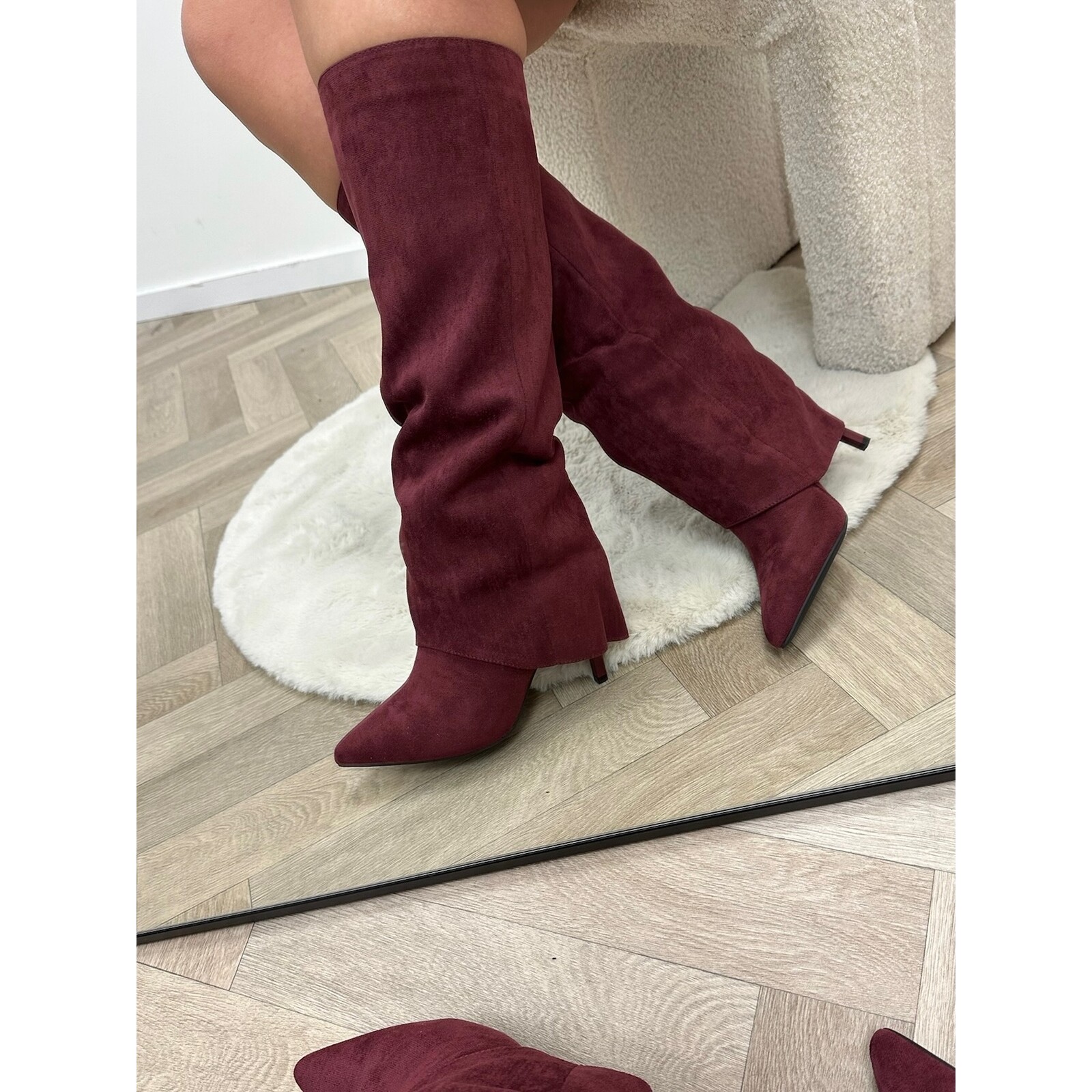 Hak Laars Lilly Suede HBL-179 Wine