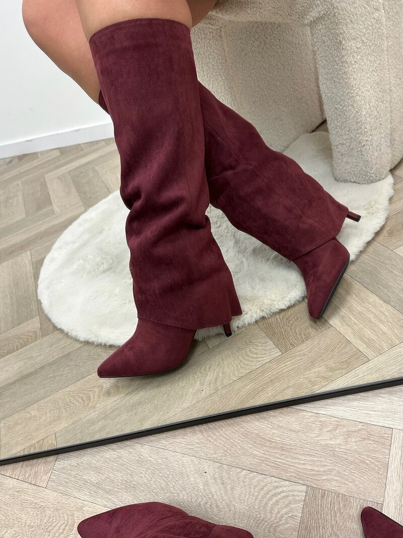 Hak Laars Lilly Suede HBL-179 Wine