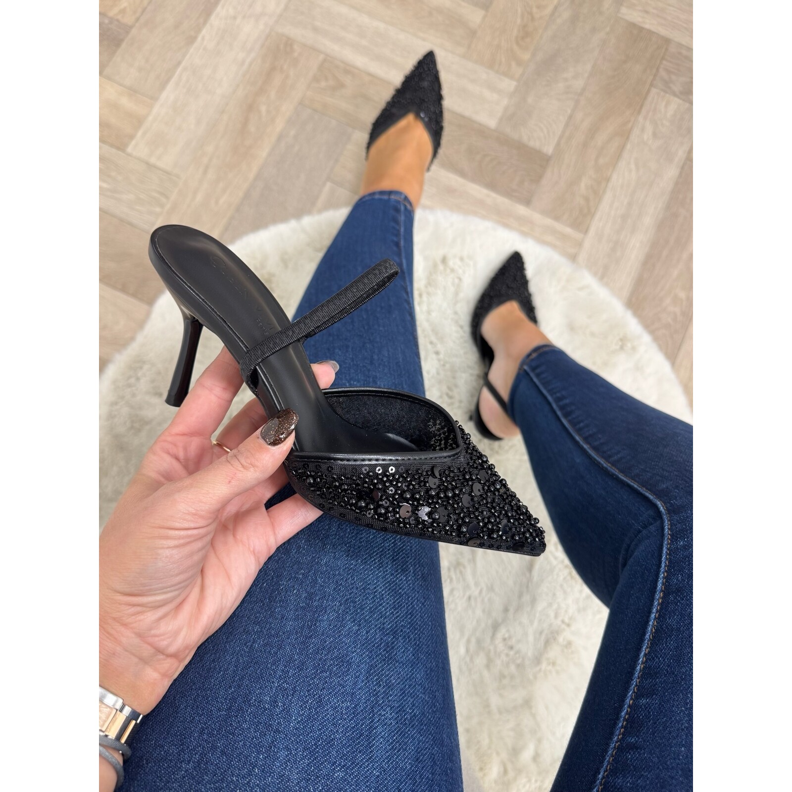 Party heels palette 308-18 Black