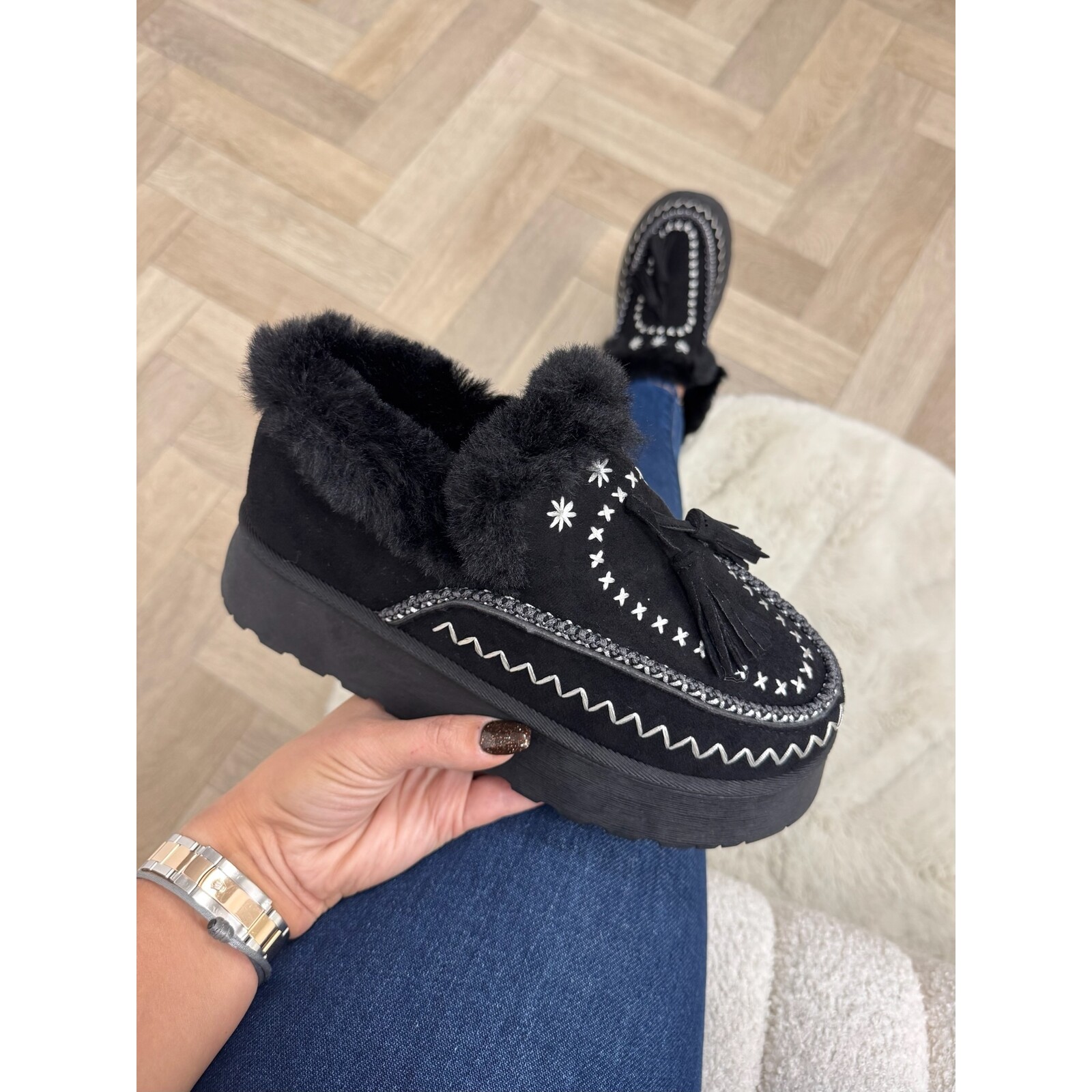 Boots Uggie Hailey HEY-556 Black