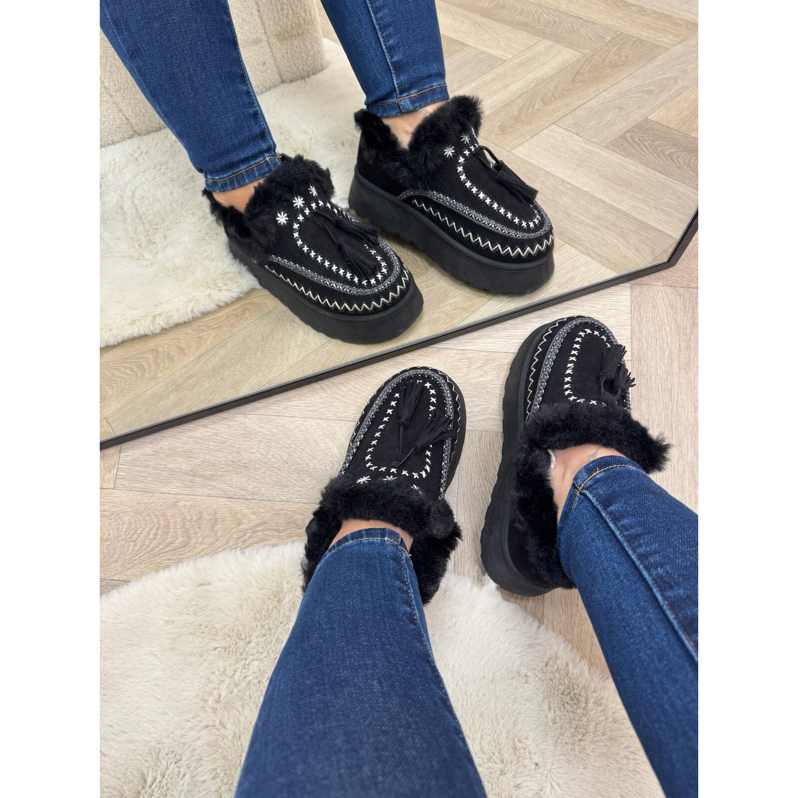 Boots Uggie Hailey HEY-556 Black