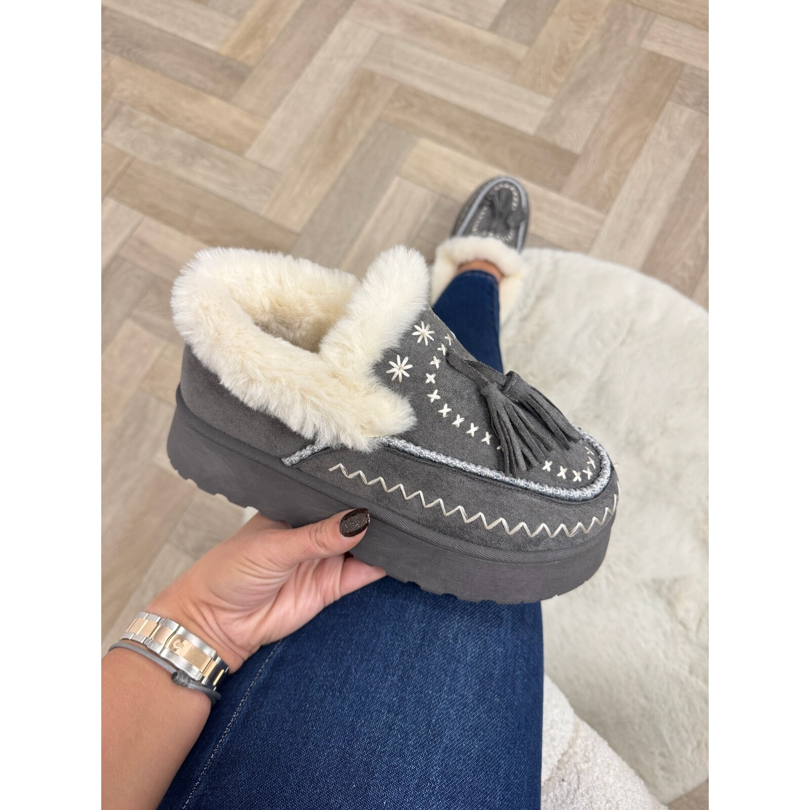 Boots Uggie Hailey HEY-556 Grey