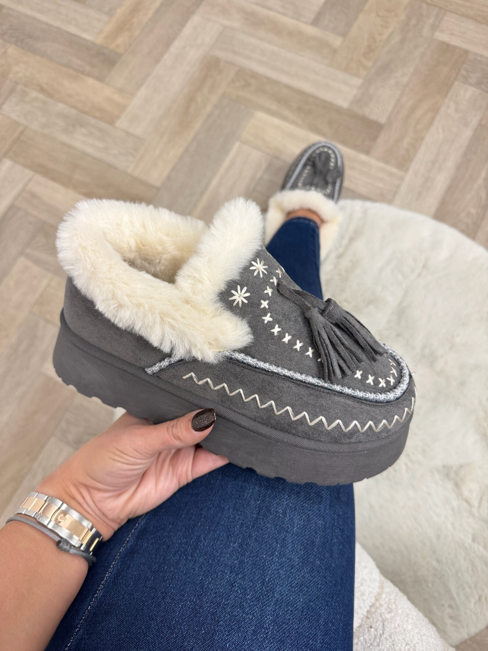 Boots Uggie Hailey HEY-556 Grey