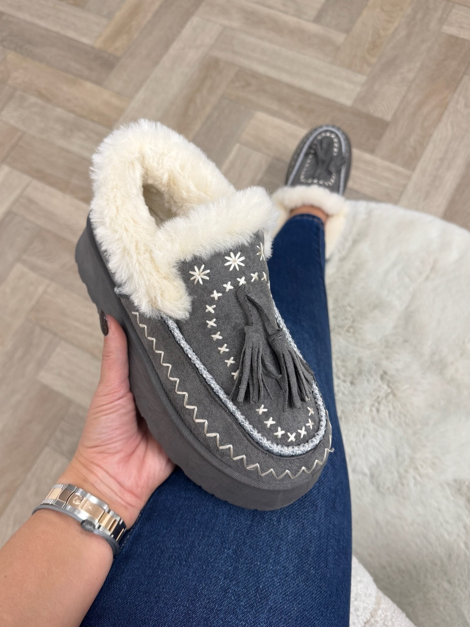 Boots Uggie Hailey HEY-556 Grey