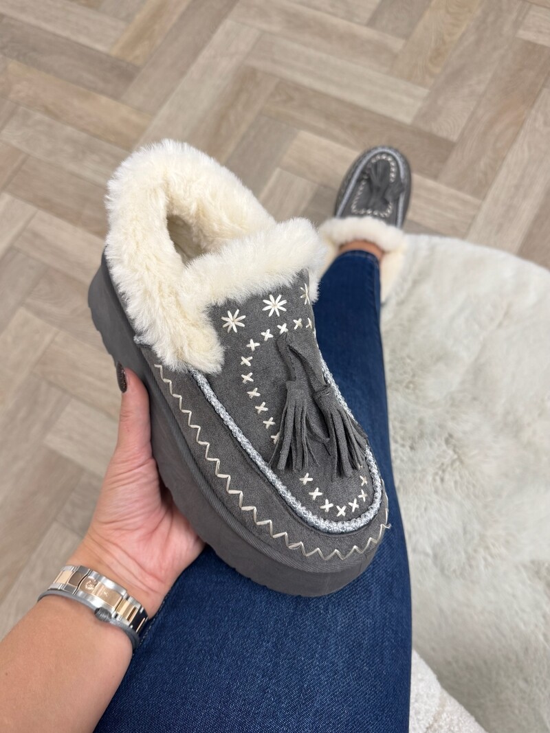 Boots Uggie Hailey HEY-556 Grey