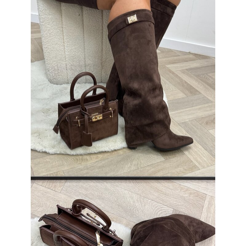Laars Jill Suede Choco DES8063S