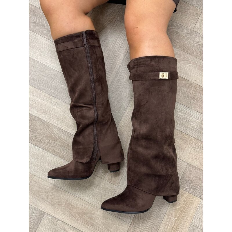 Laars Jill Suede Choco DES8063S