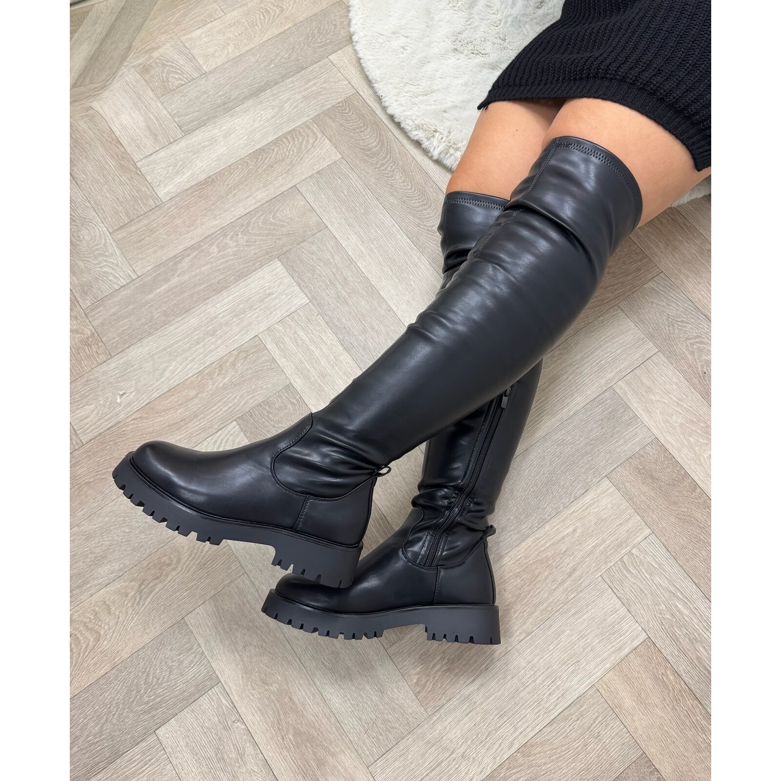 Long Boots Leder DE339P