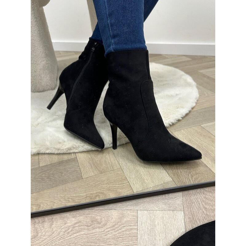 Hak laars Suede Gina DES610S Black