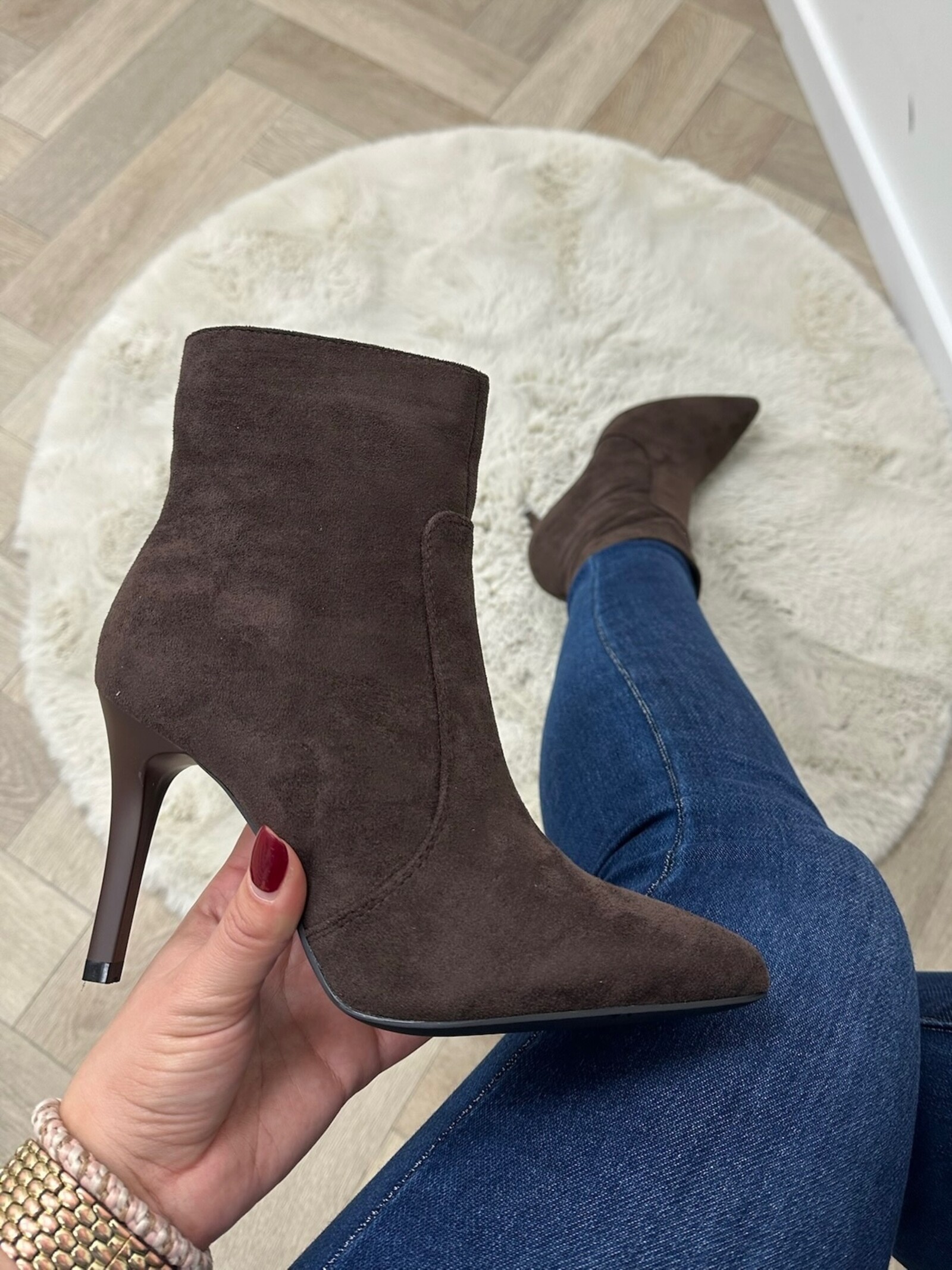 Hak laars Suede Gina DES610S Choco