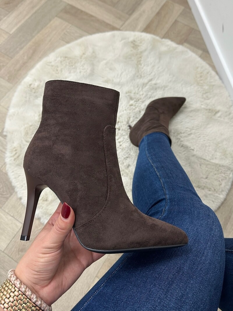 Hak laars Suede Gina DES610S Choco