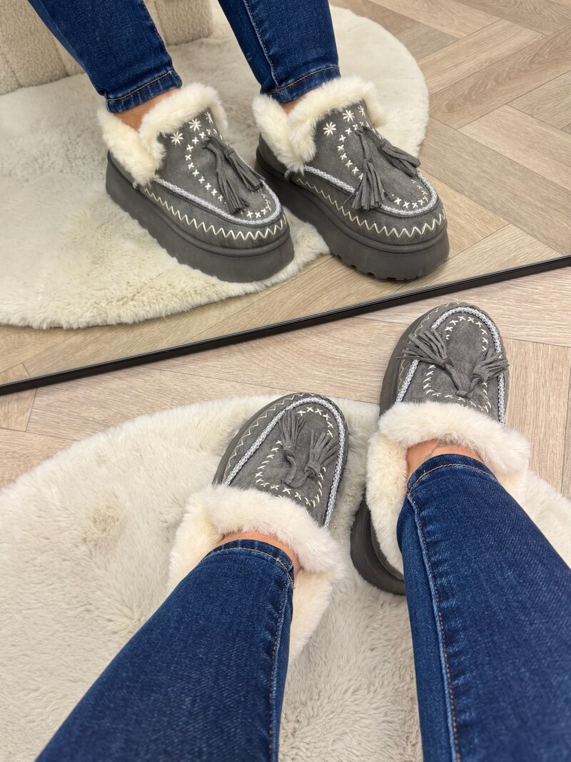 Boots Uggie Hailey HEY-556 Grey