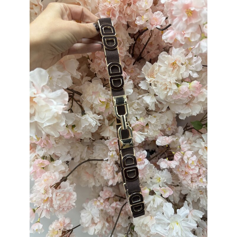 Elastic belt Dina Choco