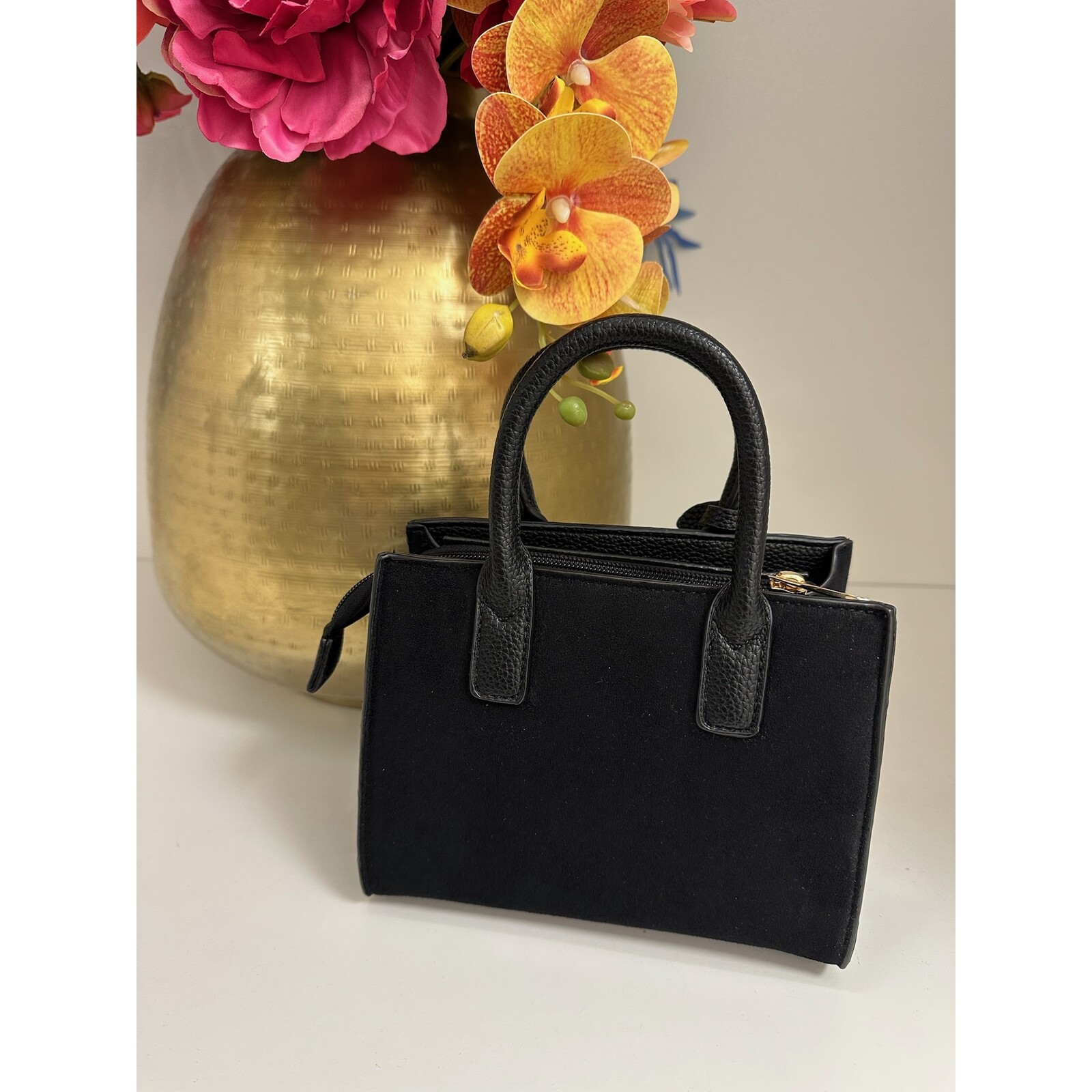 Suede bag Kelsy Black