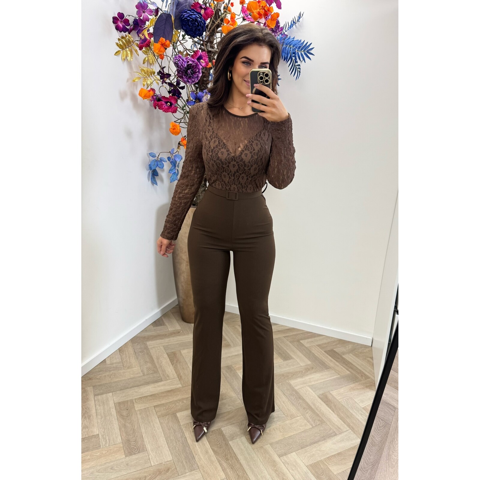 Jumpsuit Sita Lace Choco