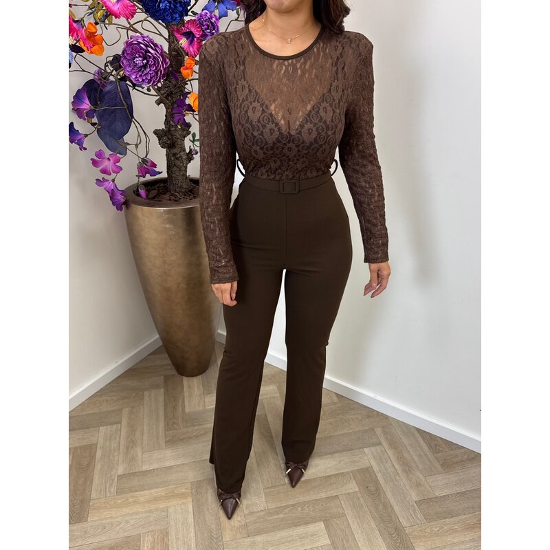 Jumpsuit Sita Lace Choco